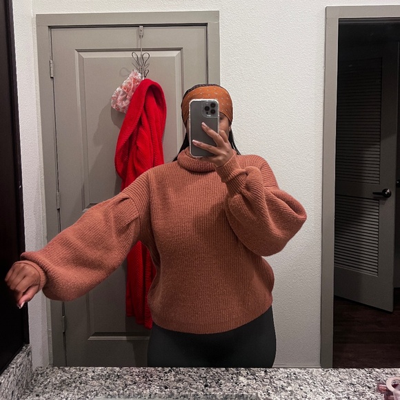 PLT Cowl Neck Flare Sweater - Picture 1 of 6